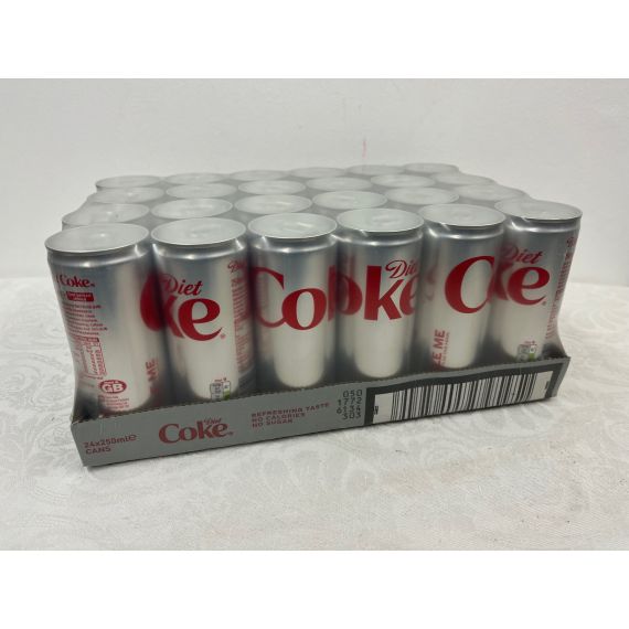 Diet Coke 24 X 250ml Cans   Diet Coke 24 X 250ml Cans 