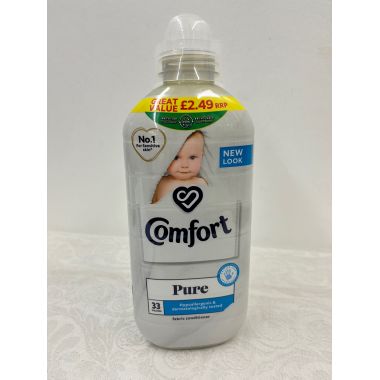 Comfort Fabric Conditioner Pure 33 Washes 990ml